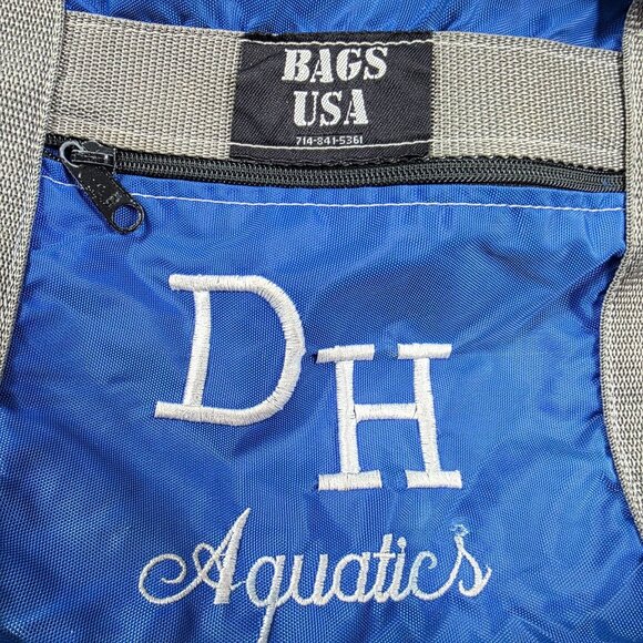 Bags USA Blue Duffel Gym Bag Large Lightweight Durable Travel Gym Casual Outdoor - Picture 3 of 10